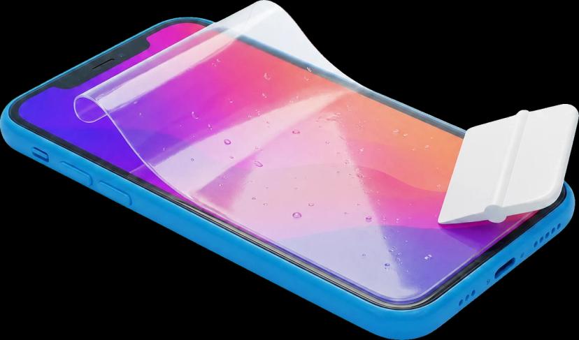 Protection d’\écran pos\ée sur un smartphone