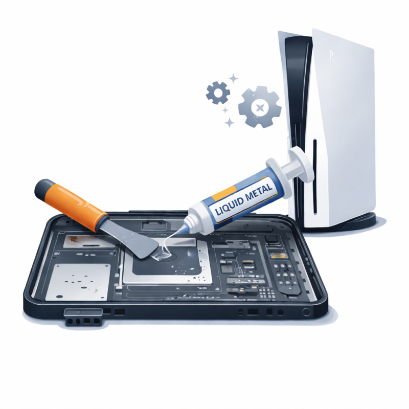 Nettoyage + Remplacement Métal Liquide SONY PS5