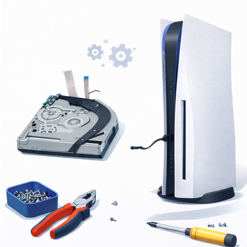 Réparation lecteur Blu-ray PS5 complet - Changement