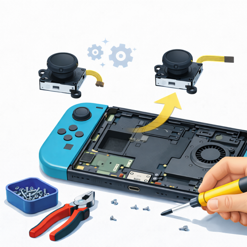 Réparation Joystick Joycon NINTENDO Switch/OLED