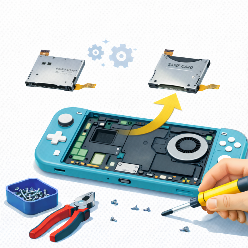 Réparation Lecteur Carte Jeux Console NINTENDO Switch Lite