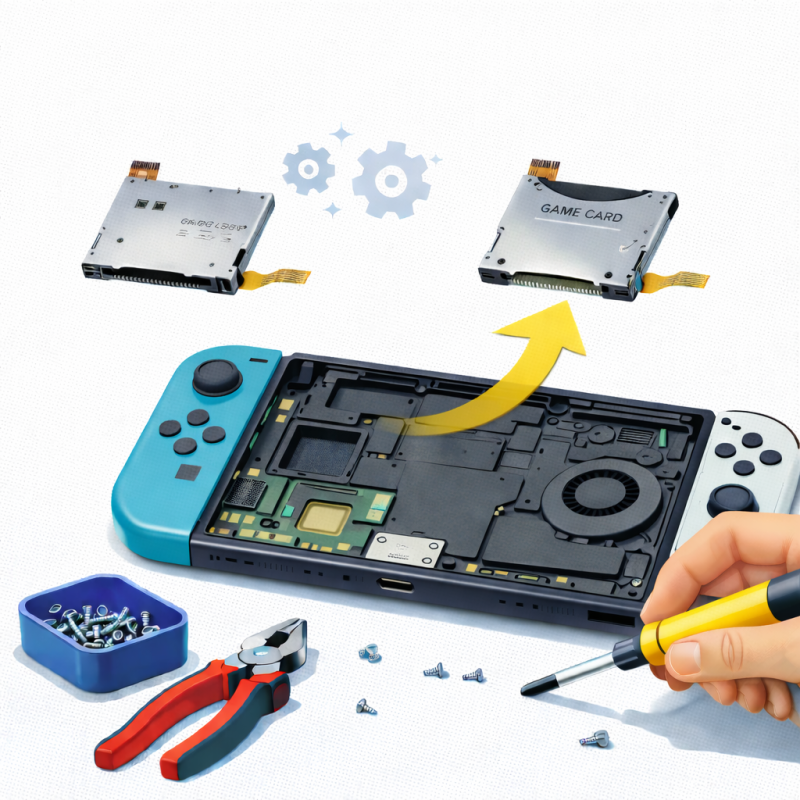 Réparation Lecteur Carte Jeux Console NINTENDO Switch/OLED