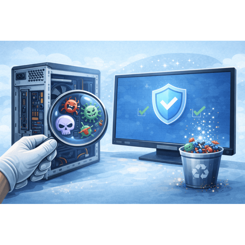 Suppression virus et malware – PC