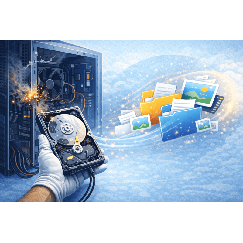Récupération de données PC / disque dur / clé USB