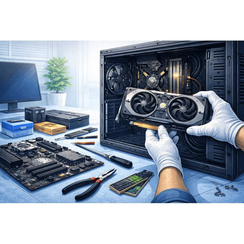 Montage PC (pièces fournies)